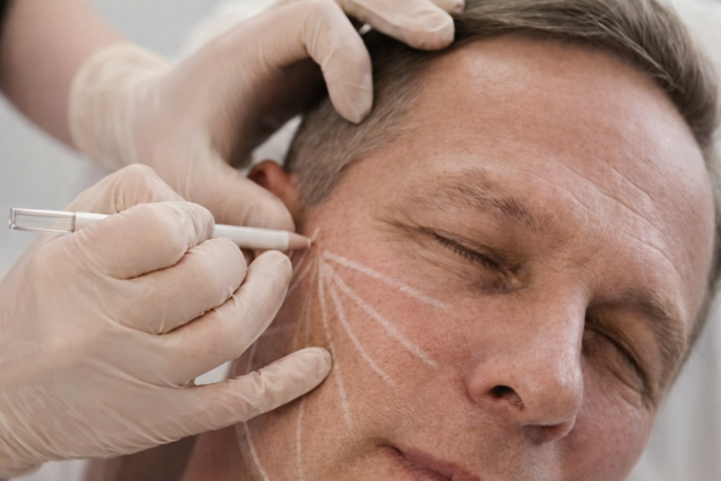 Lifting facial para tratar los signos del envejecimiento